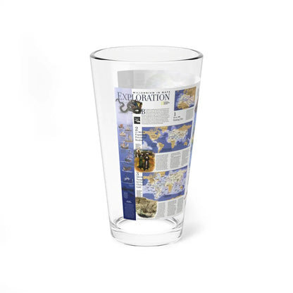 World Map - Exploration (1998) (Map) Pint Glass 16oz-Go Mug Yourself