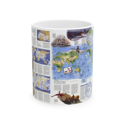 World Map - Exploration (1998) (Map) White Coffee Mug 11oz - Go Mug Yourself