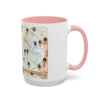 World Map - Explorers (1998) (Map) Accent Coffee Mug - Go Mug Yourself