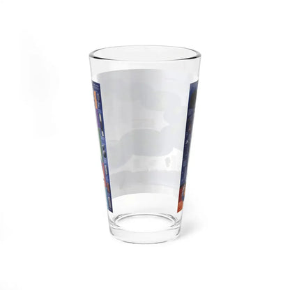 World Map - Physical Earth 2 (1998) (Map) Pint Glass 16oz - Go Mug Yourself