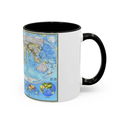 World Map - Political (1994) (Map) Accent Coffee Mug - Go Mug Yourself