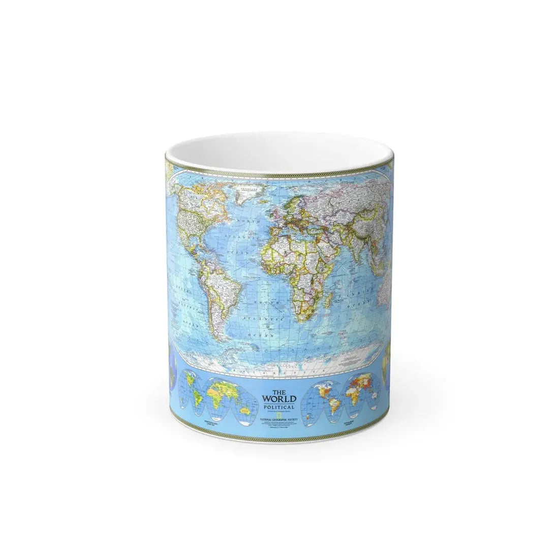 World Map - Political (1994) (Map) Color Changing Mug 11oz Default Title 11oz - Go Mug Yourself