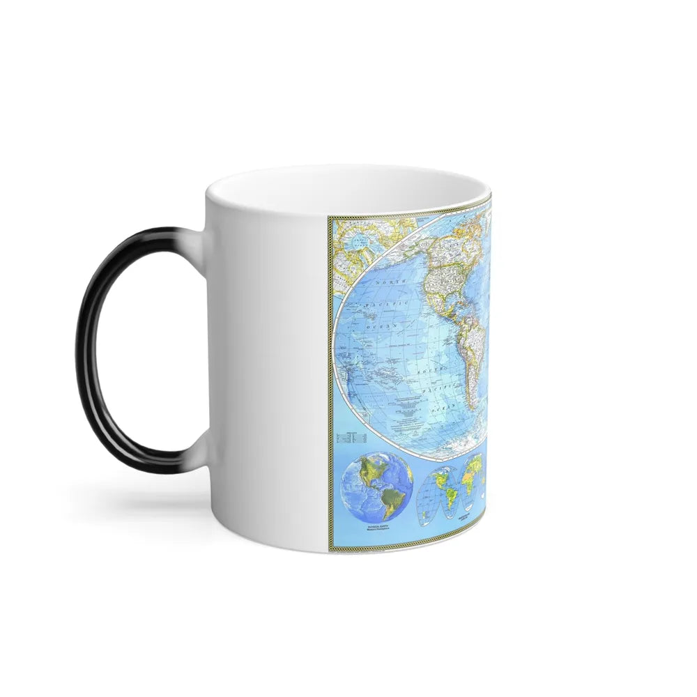 World Map - Political (1994) (Map) Color Changing Mug 11oz-Go Mug Yourself