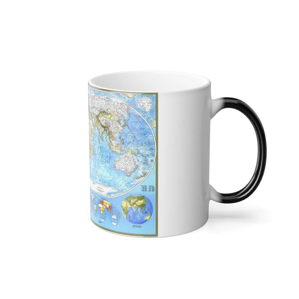 World Map - Political (1994) (Map) Color Changing Mug 11oz-Go Mug Yourself