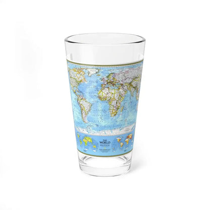 World Map - Political (1994) (Map) Pint Glass 16oz 16oz - Go Mug Yourself