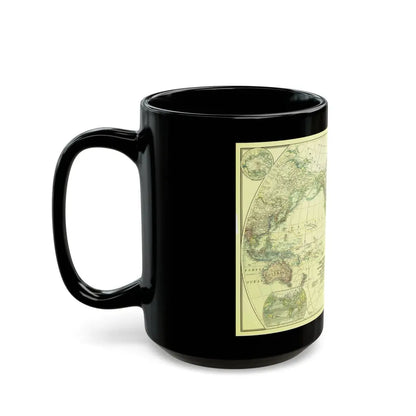 World Map - Political Divisions (1922) (Map) Black Coffee Mug - Go Mug Yourself