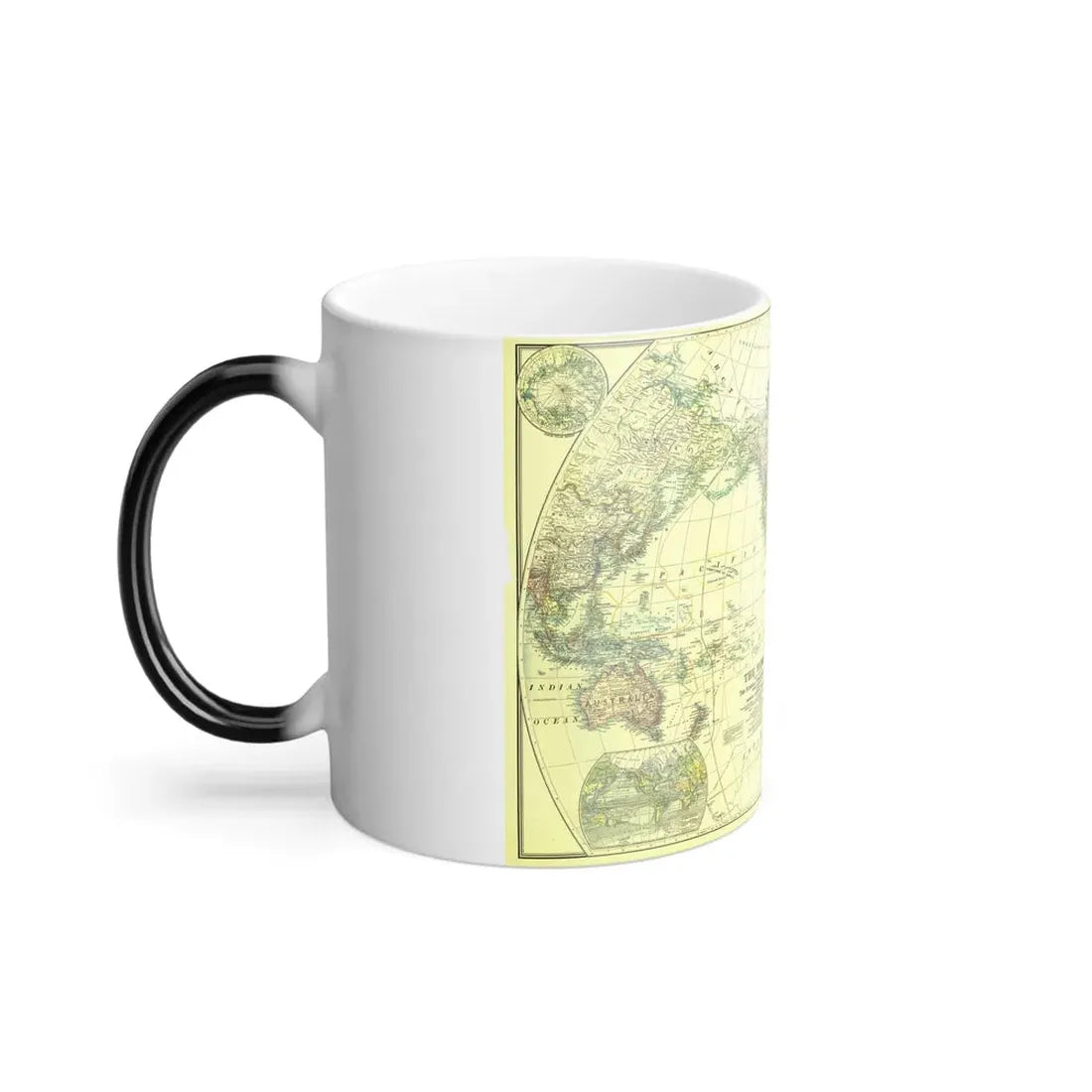 World Map - Political Divisions (1922) (Map) Color Changing Mug 11oz - Go Mug Yourself
