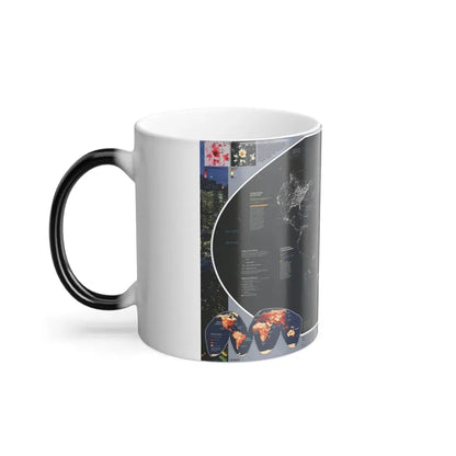 World Map - Population and Resources (1998) (Map) Color Changing Mug 11oz - Go Mug Yourself