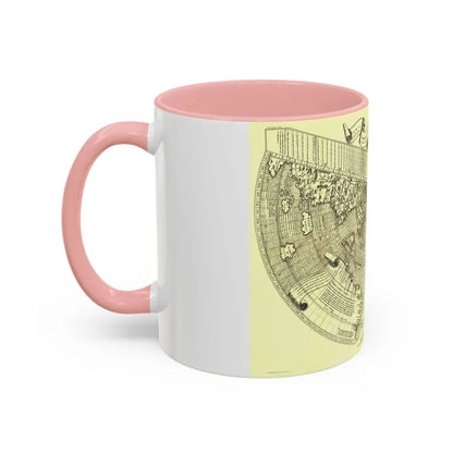 World Map - Ruysch (1508) (Map) Accent Coffee Mug - Go Mug Yourself
