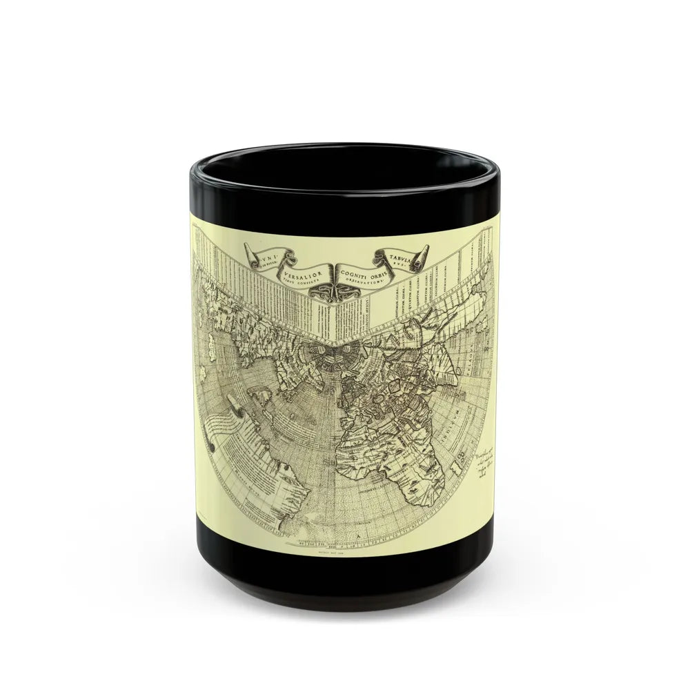 World Map - Ruysch (1508) (Map) Black Coffee Mug-15oz-Go Mug Yourself