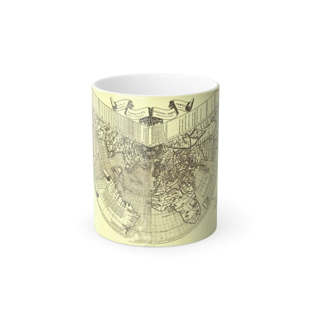 World Map - Ruysch (1508) (Map) Color Changing Mug 11oz-11oz-Go Mug Yourself