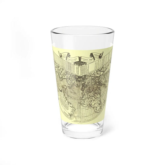 World Map - Ruysch (1508) (Map) Pint Glass 16oz-16oz-Go Mug Yourself