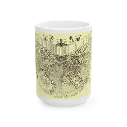 World Map - Ruysch (1508) (Map) White Coffee Mug-15oz-Go Mug Yourself