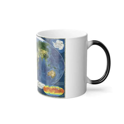 World Map - Satellite (2001) (Map) Color Changing Mug 11oz - Go Mug Yourself