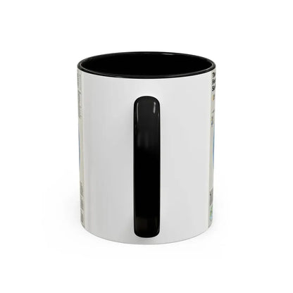 World Map - Tectonic Plates (1999) (Map) Accent Coffee Mug - Go Mug Yourself