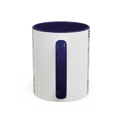 World Map - Tectonic Plates (1999) (Map) Accent Coffee Mug - Go Mug Yourself