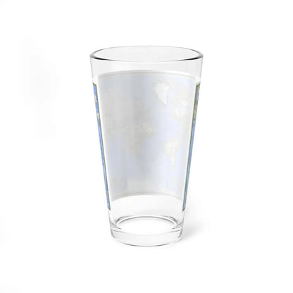 World Map - The Political World (1975) (Map) Pint Glass 16oz - Go Mug Yourself