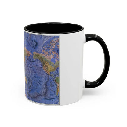 World Ocean Floor (1981) (Map) Accent Coffee Mug - Go Mug Yourself