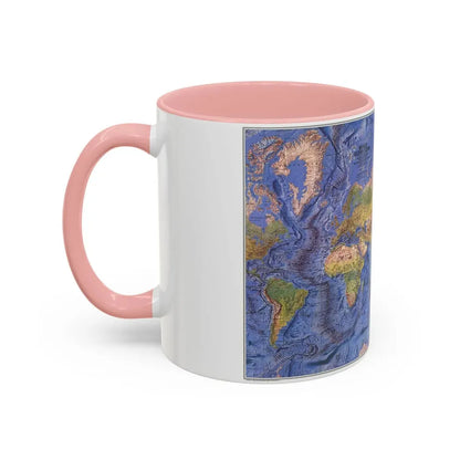 World Ocean Floor (1981) (Map) Accent Coffee Mug - Go Mug Yourself