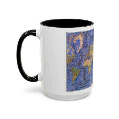 World Ocean Floor (1981) (Map) Accent Coffee Mug - Go Mug Yourself