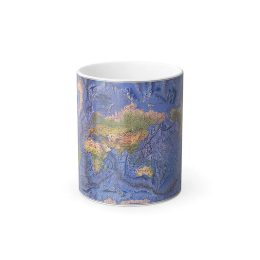 World Ocean Floor (1981) (Map) Color Changing Mug 11oz-11oz-Go Mug Yourself