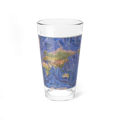 World Ocean Floor (1981) (Map) Pint Glass 16oz - Go Mug Yourself
