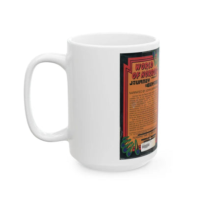 WORLD OF HORROR JOURNEY INTO THE BEYOND (VHS COVER) - White Coffee Mug-Go Mug Yourself