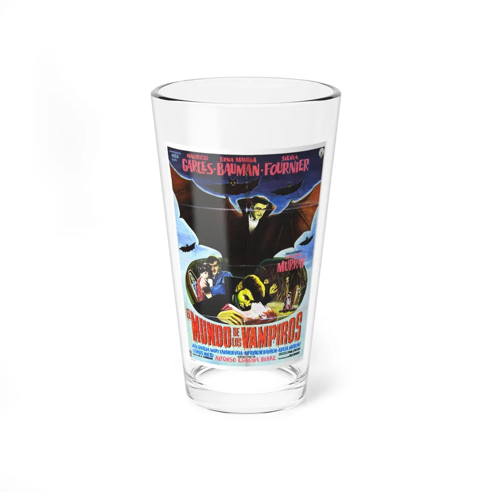 WORLD OF VAMPIRES 1961 Movie Poster - Pint Glass 16oz-16oz-Go Mug Yourself