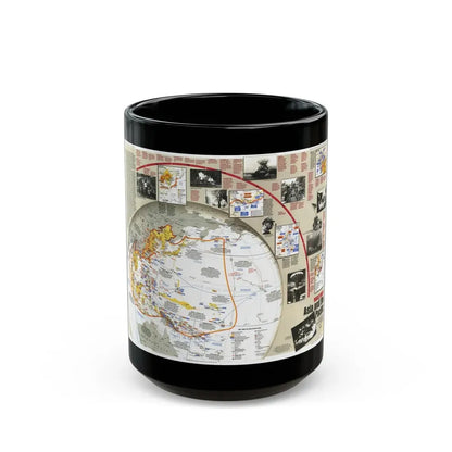 World War II- Asia and the Pacific (1991) (Map) Black Coffee Mug 15oz - Go Mug Yourself