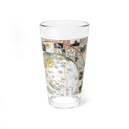 World War II- Asia and the Pacific (1991) (Map) Pint Glass 16oz 16oz - Go Mug Yourself