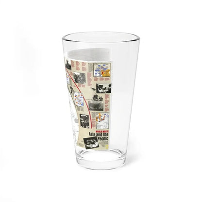 World War II- Asia and the Pacific (1991) (Map) Pint Glass 16oz - Go Mug Yourself