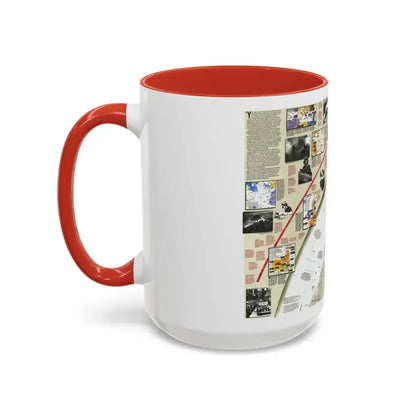 World War II- Europe and North Africa (1991) (Map) Accent Coffee Mug - Go Mug Yourself