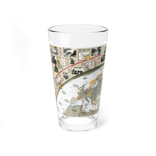 World War II- Europe and North Africa (1991) (Map) Pint Glass 16oz-16oz-Go Mug Yourself