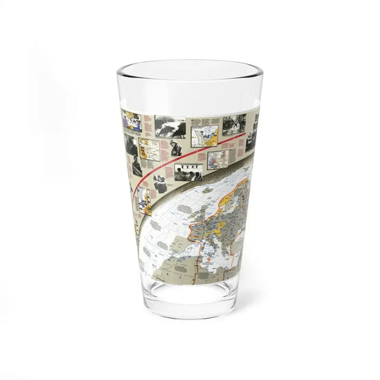 World War II- Europe and North Africa (1991) (Map) Pint Glass 16oz 16oz - Go Mug Yourself
