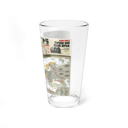 World War II- Europe and North Africa (1991) (Map) Pint Glass 16oz-Go Mug Yourself