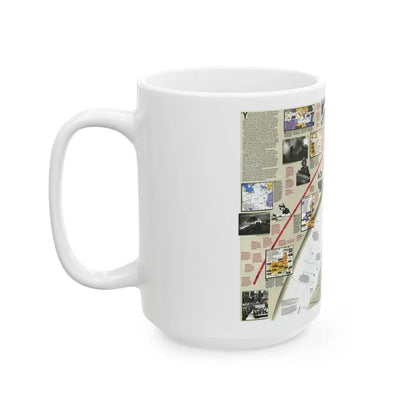 World War II- Europe and North Africa (1991) (Map) White Coffee Mug - Go Mug Yourself