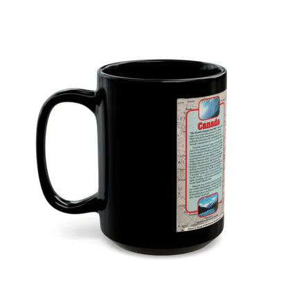 WORLDS GREATEST TRAIN RIDE VIDEOS CANADA (VHS COVER) - Black Coffee Mug - Go Mug Yourself