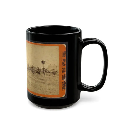 Wounded Colored Soldiers At Aikens Landing (U.S. Civil War) Black Coffee Mug - Go Mug Yourself
