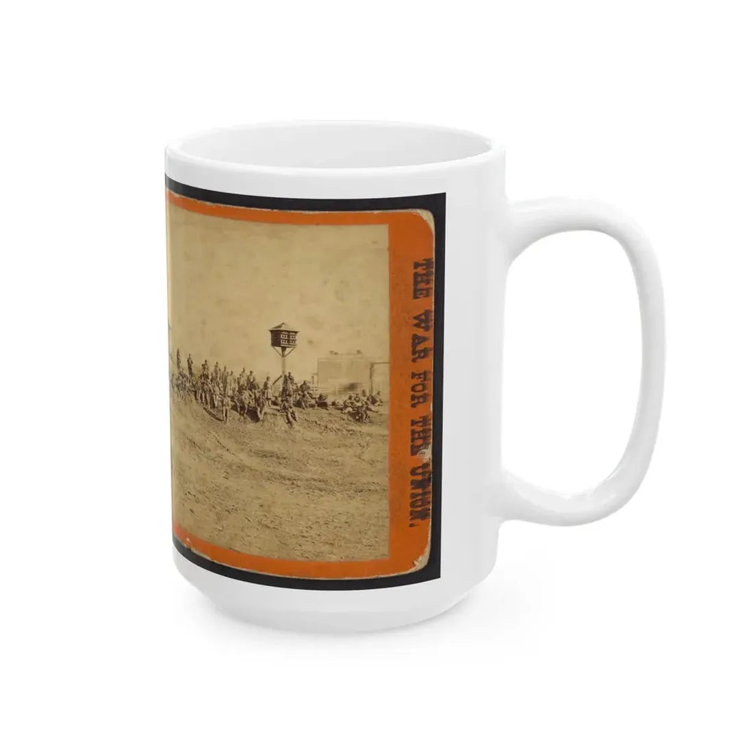 Wounded Colored Soldiers At Aikens Landing (U.S. Civil War) White Coffee Mug - Go Mug Yourself