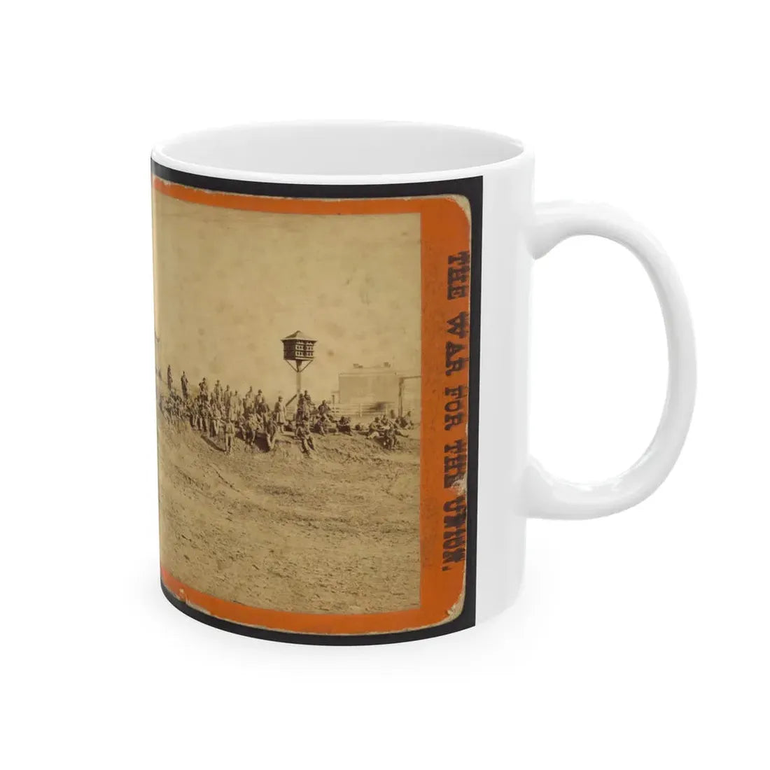 Wounded Colored Soldiers At Aikens Landing (U.S. Civil War) White Coffee Mug - Go Mug Yourself