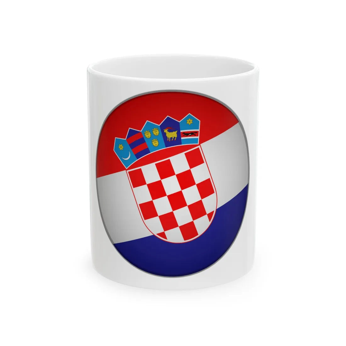 WPCRO Logo 2014 f (Croatia) White Coffee Mug 11oz - Go Mug Yourself