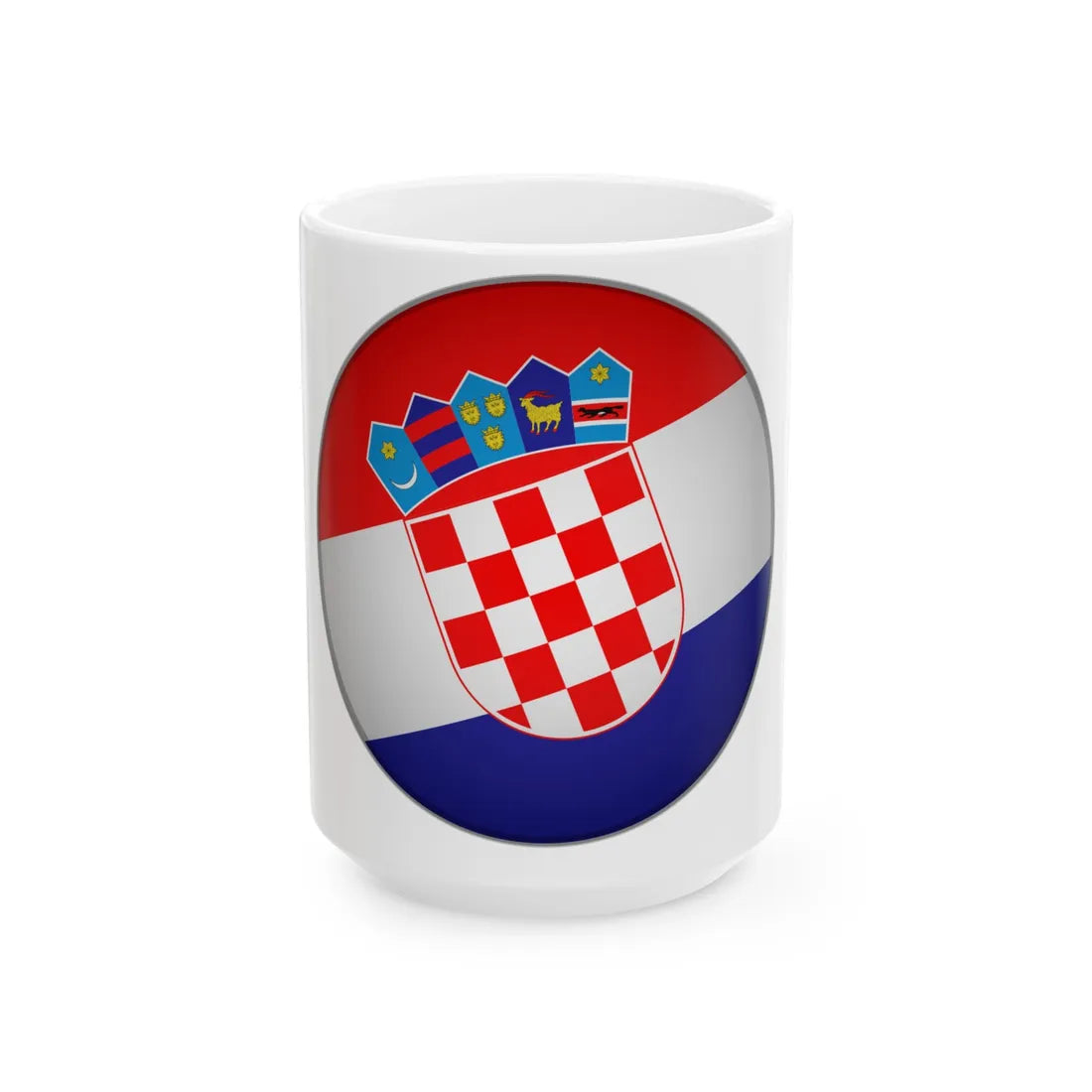 WPCRO Logo 2014 f (Croatia) White Coffee Mug 15oz - Go Mug Yourself