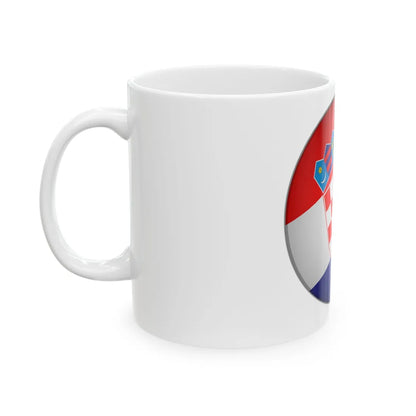 WPCRO Logo 2014 f (Croatia) White Coffee Mug - Go Mug Yourself