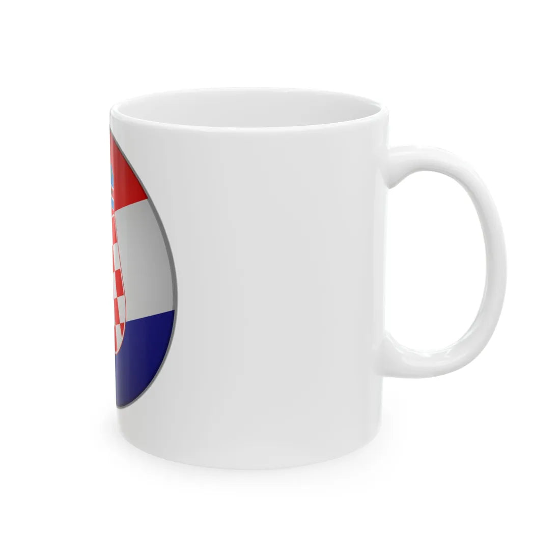 WPCRO Logo 2014 f (Croatia) White Coffee Mug - Go Mug Yourself