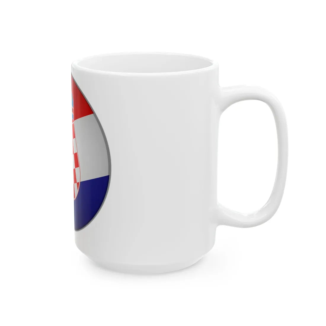WPCRO Logo 2014 f (Croatia) White Coffee Mug - Go Mug Yourself