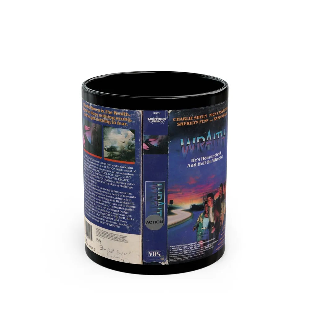 WRAITH (VHS COVER) - Black Coffee Mug-11oz-Go Mug Yourself