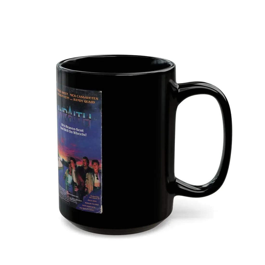 WRAITH (VHS COVER) - Black Coffee Mug - Go Mug Yourself
