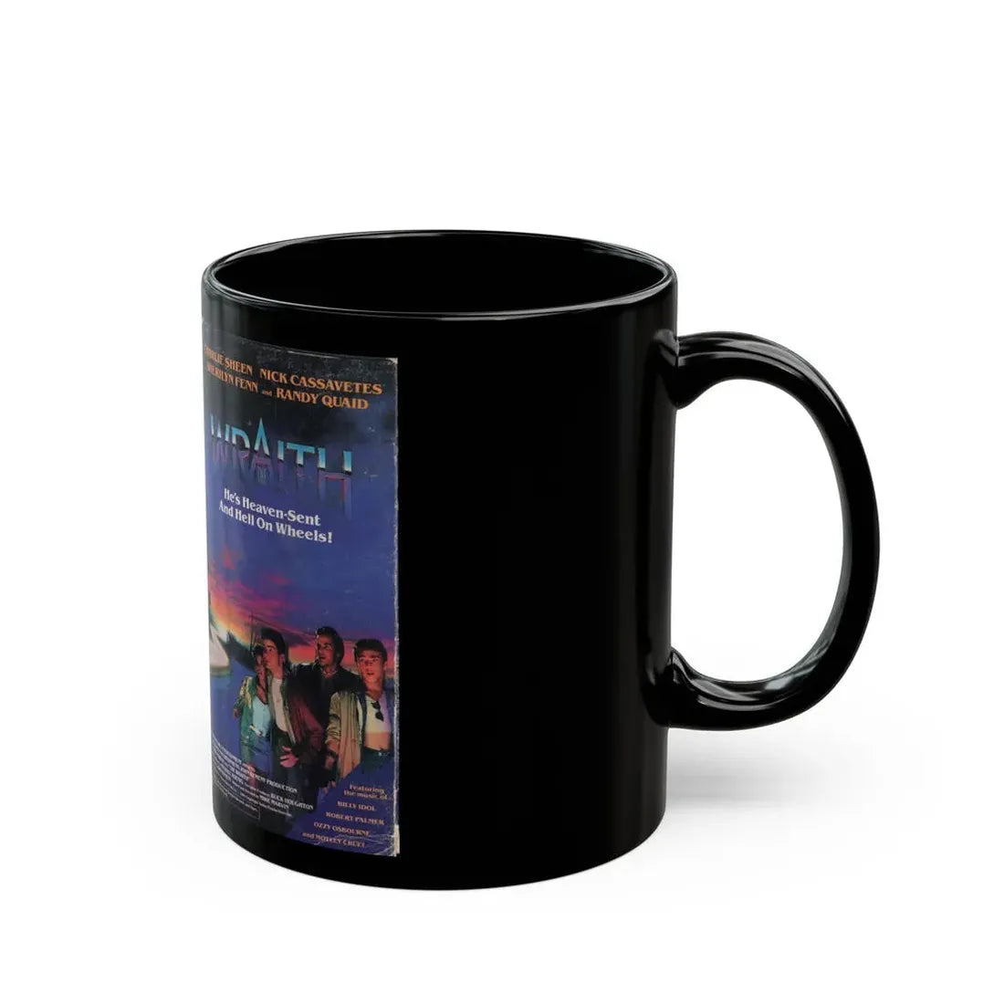 WRAITH (VHS COVER) - Black Coffee Mug - Go Mug Yourself