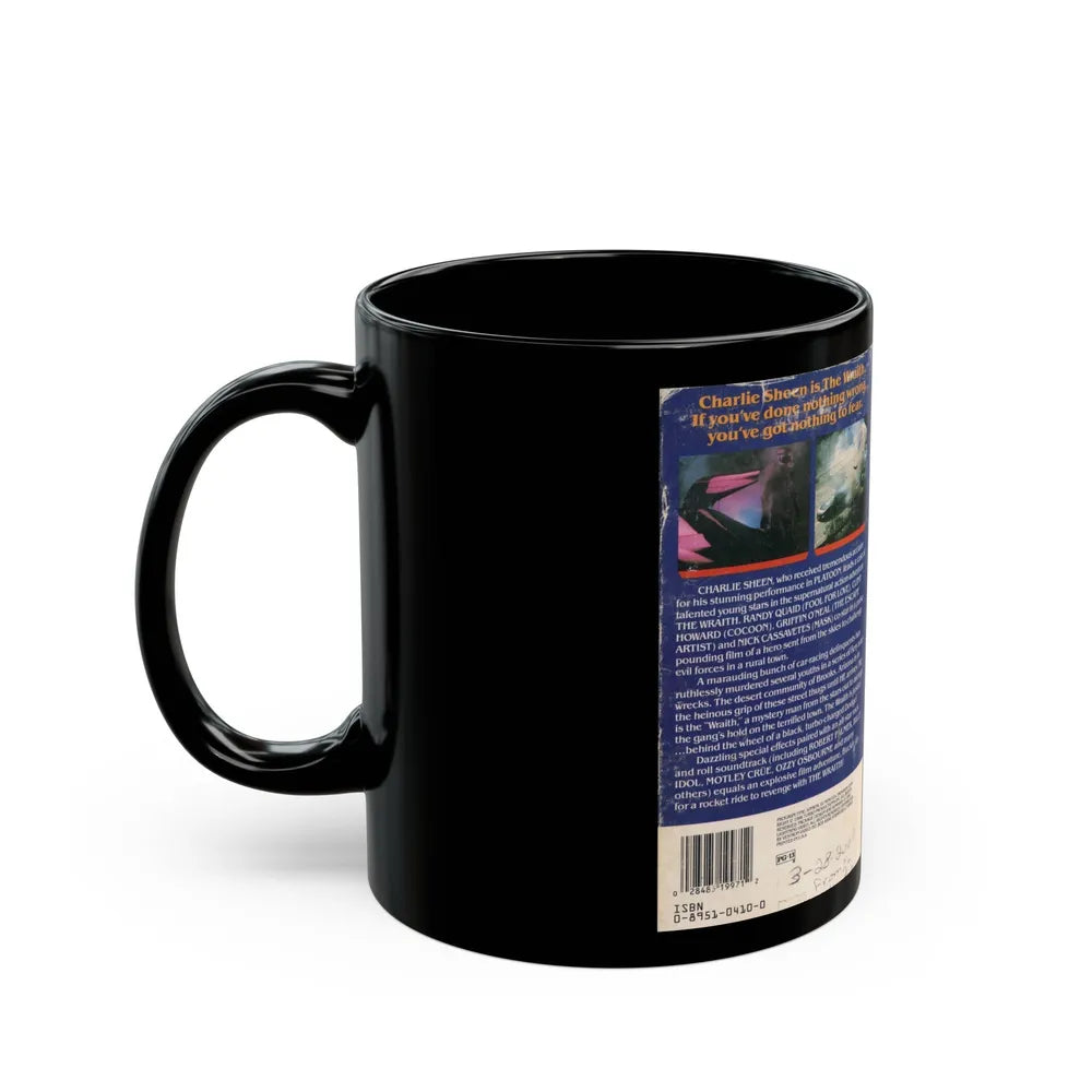 WRAITH (VHS COVER) - Black Coffee Mug-Go Mug Yourself