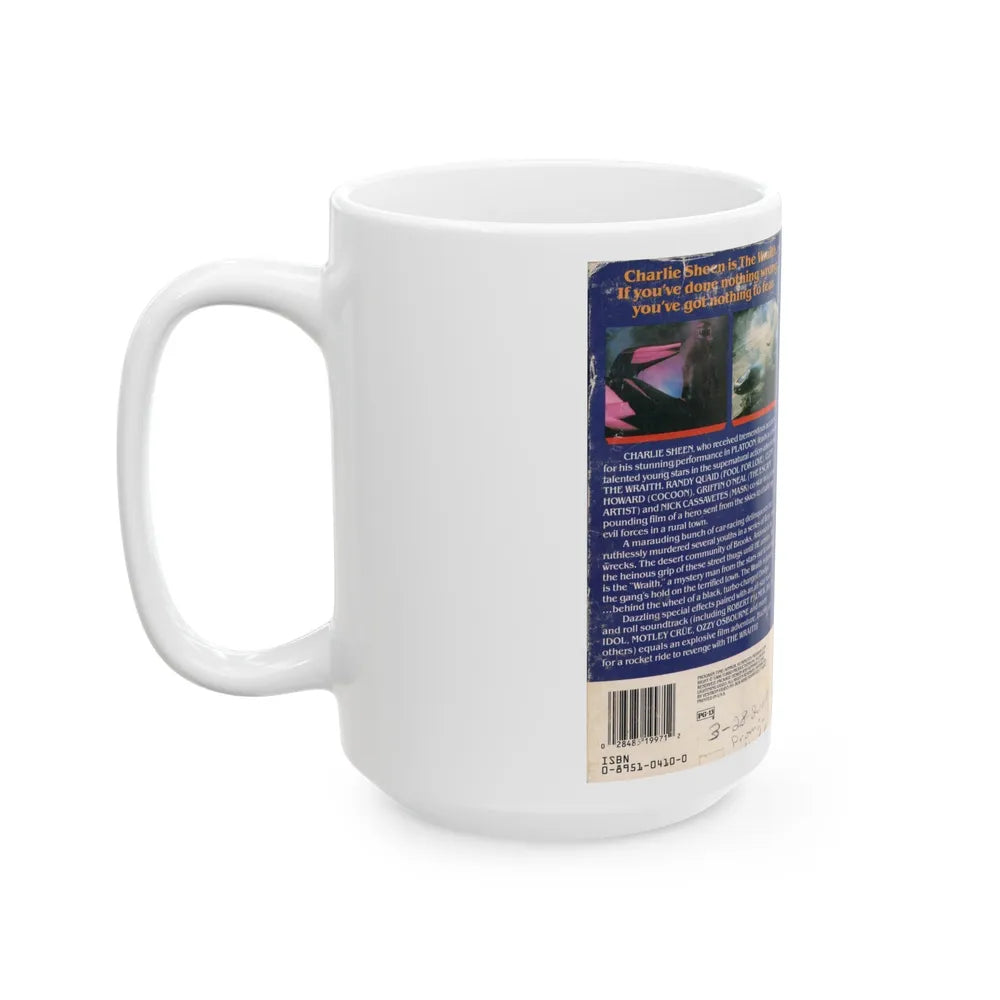 WRAITH (VHS COVER) - White Coffee Mug-Go Mug Yourself